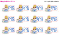 Book Club Functional Character Planner Stickers - MeganReneePlans