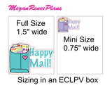 Happy Mail Matte Planner Stickers - MeganReneePlans