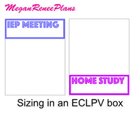 IEP Meeting School Appointment Home Study Stickers - MeganReneePlans