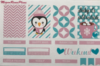 Frosty Friends Weekly Planner Sticker Kit for The Happy Planner Classic - MeganReneePlans