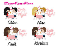 Date Night Planner Stickers - MeganReneePlans