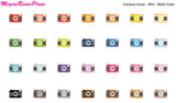 Camera Icon Matte Planner Stickers - MeganReneePlans