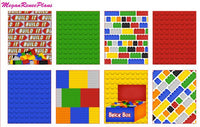 Brick Building Lego Inspired Weekly Kit for the Classic Happy Planner - MeganReneePlans