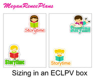 Boy or Girl Storytime Matte Planner Stickers for the Erin Condren Life Planner ECLP Happy Planner - MeganReneePlans