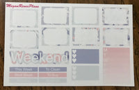 Happy Easter weekly kit for the Erin Condren Life Planner Vertical - MeganReneePlans