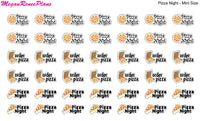 Pizza Night / Order Pizza / Matte Planner Stickers - MeganReneePlans