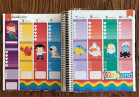 Little Mermaid inspired rainbow Weekly Kit for the Classic Happy Planner - MeganReneePlans