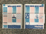 Pink Christmas Weekly Kit for the Erin Condren Life Planner Vertical - MeganReneePlans